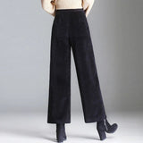 Olivia Trousers | Elegant Wide-Leg Corduroy Pants