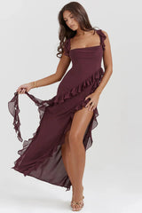 Karlee Dress | Women's Elegant Maxi Dress with Slit