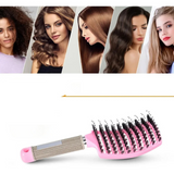 Professional Detangling Brush | Curved Bristle Design For All Hair Types