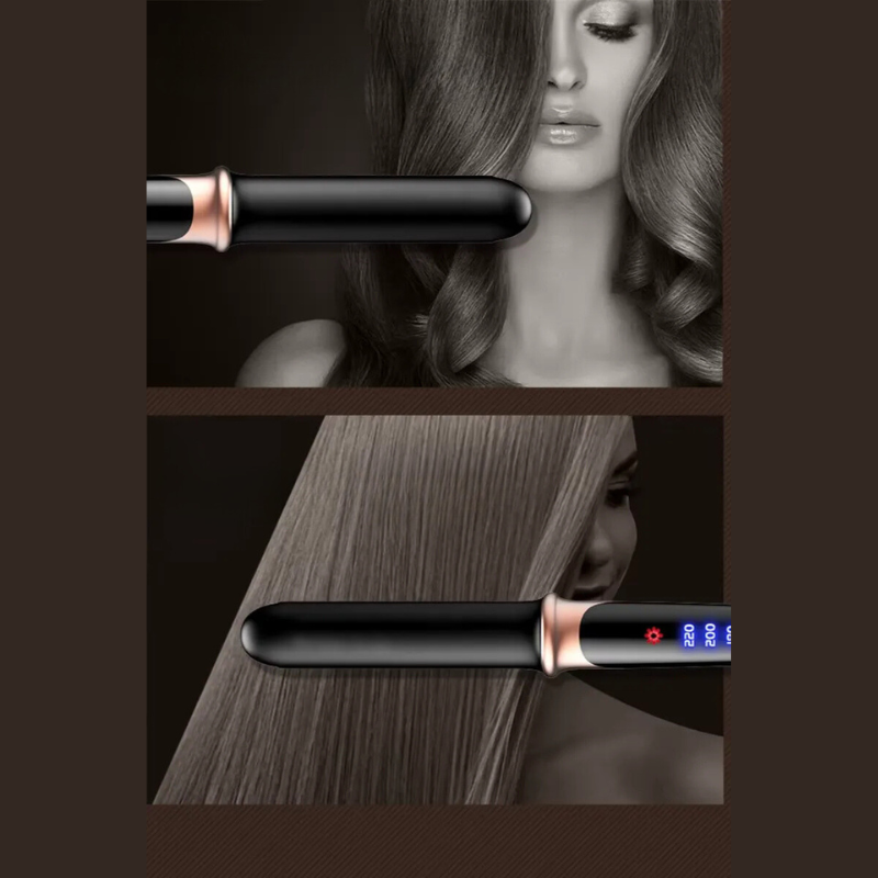 Professional Hair Straightener | 2-in-1 Ceramic Styling Iron