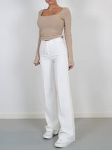 Wilhelmine Trousers | High-Waisted Wide Leg Pants