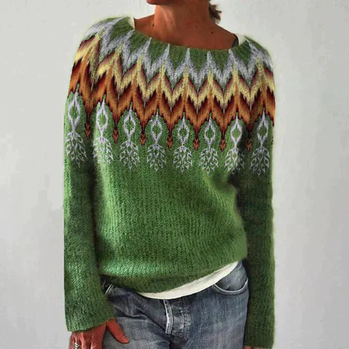 Abby Jumper | Women's Colorful Fair Isle Knit Jumper