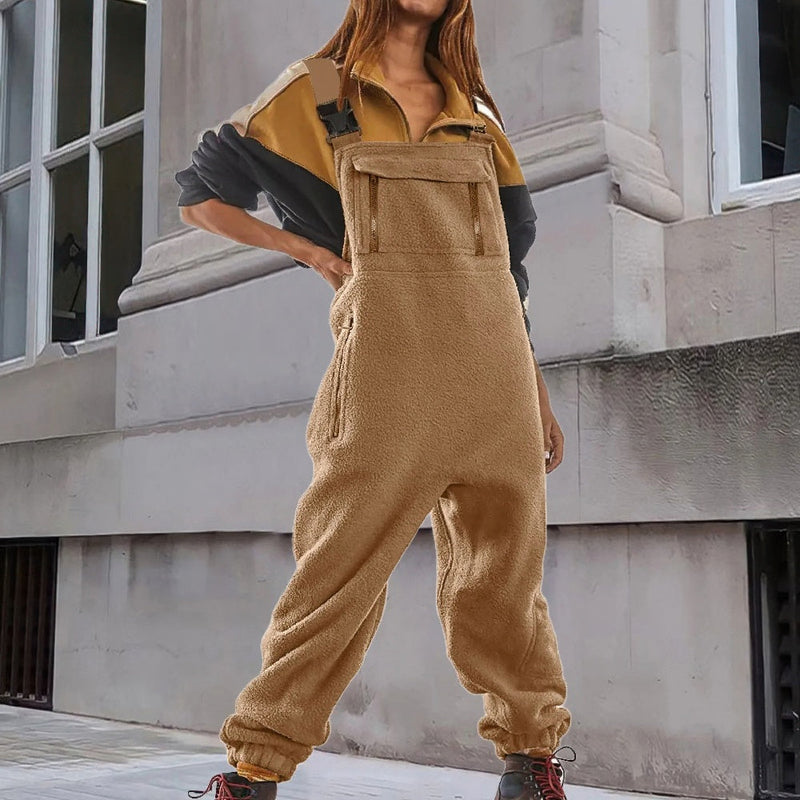 Odelle Overalls | Cozy Fleece-Lined Winter Overalls