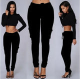 Isela Pants | High-Waisted Skinny Cargo Pants