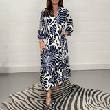 Biddy Dress | Long Floral Maxi Dress for Women with Long Sleeves and Elegant Fit