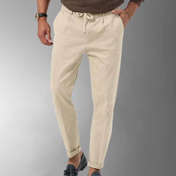 Grover Trousers | Men's Lightweight Linen Comfort Pants