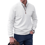 Faelan Men's Jumper | Cashmere Quarter Zip Jumper