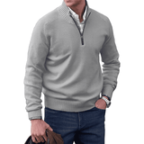 Faelan Men's Jumper | Cashmere Quarter Zip Jumper