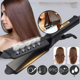 Professional Steam Hair Straightener | Ceramic Plates With Steam Vents