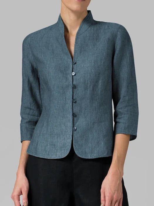 Nora Blazer | Chic Linen Blazer