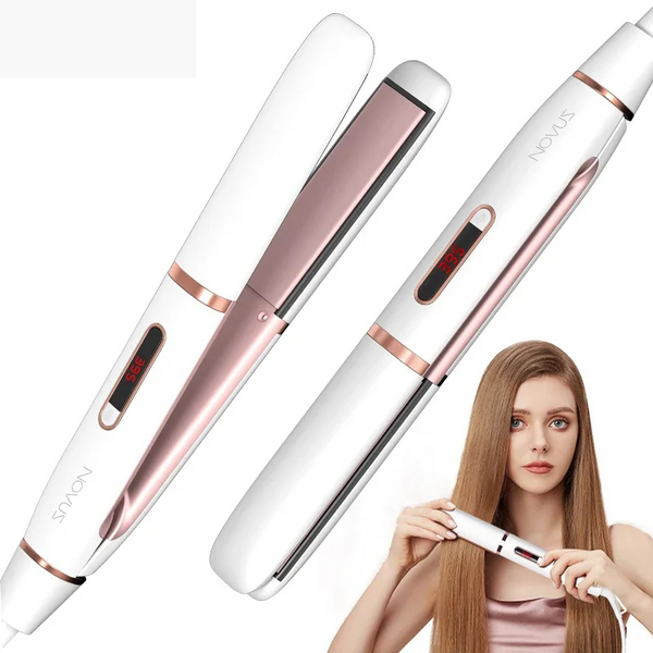 Professional Hair Straightener | Ceramic Tourmaline 2-in-1 Styling Tool