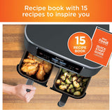 Ninja Foodi DZ201 Air Fryer DualZone 8QT - 50% off Only Today