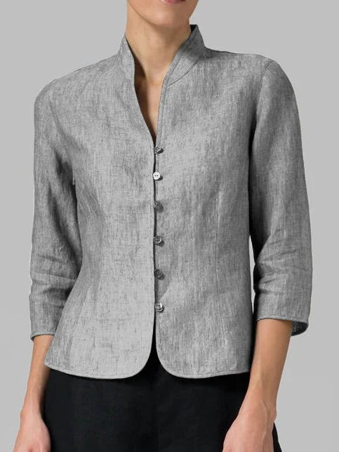 Nora Blazer | Chic Linen Blazer