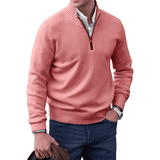 Faelan Men's Jumper | Cashmere Quarter Zip Jumper