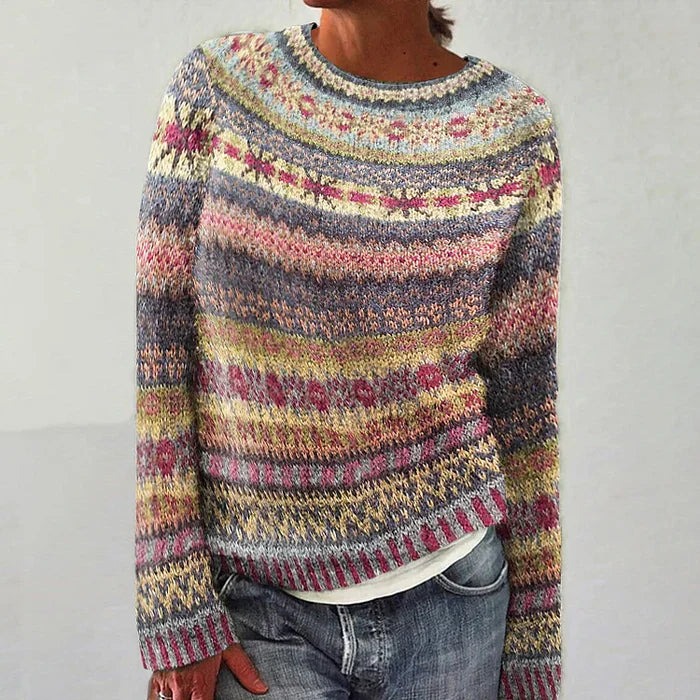 Abby Jumper | Women's Colorful Fair Isle Knit Jumper