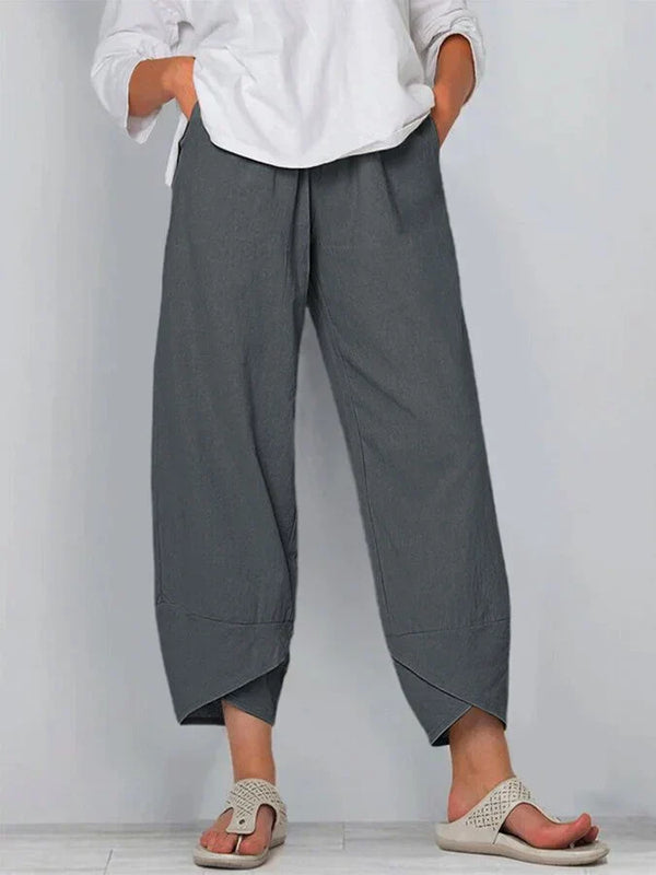 Uvelia Pants | Casual Loose-Fit Everyday Trousers
