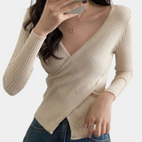Quivana Sweater | Women's Chic Knitted Wrap Sweater