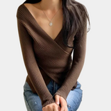 Quivana Sweater | Women's Chic Knitted Wrap Sweater