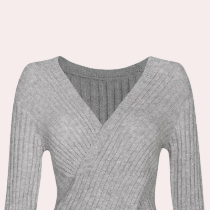 Quivana Sweater | Women's Chic Knitted Wrap Sweater