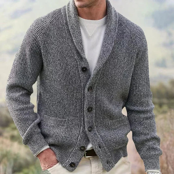 Hendrick Cardigan | Casual Knit Button-Up Sweater for Men