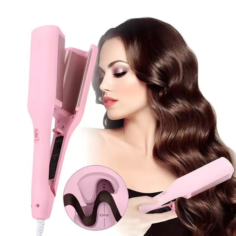 Professional Hair Curler | 32mm Ceramic Barrel with Temperature Control