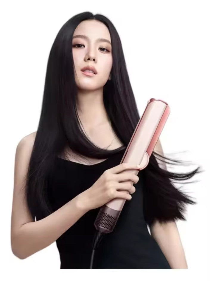 Hair Styling Tool | 2-in-1 Hot Air Brush Straightener