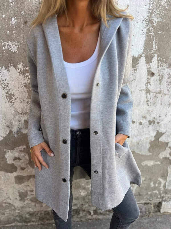 Ailee Cardigan | Women's Long Hooded Knit Cardigan