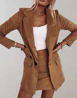 Ucella Set | Two-Piece Blazer & Fitted Mini Skirt