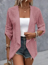 Braelia Crochet Cardigan | Boho Open-Front Lightweight Summer Vest for Women