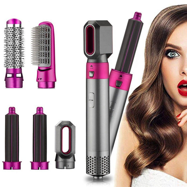 Professional Hair Styling Tool | 5-in-1 Hot Air Brush Set