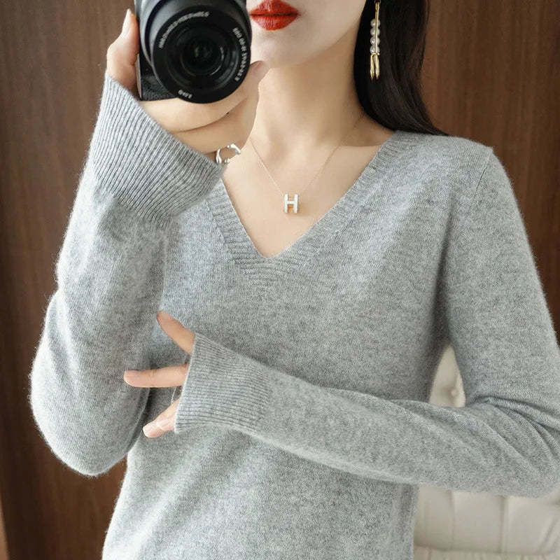 Drusilla Jumper | Cozy V-Neck Jumper