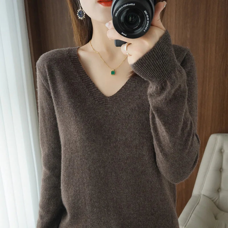 Drusilla Jumper | Cozy V-Neck Jumper