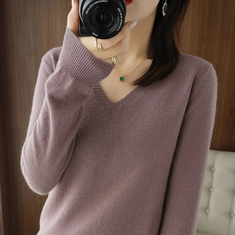 Drusilla Jumper | Cozy V-Neck Jumper
