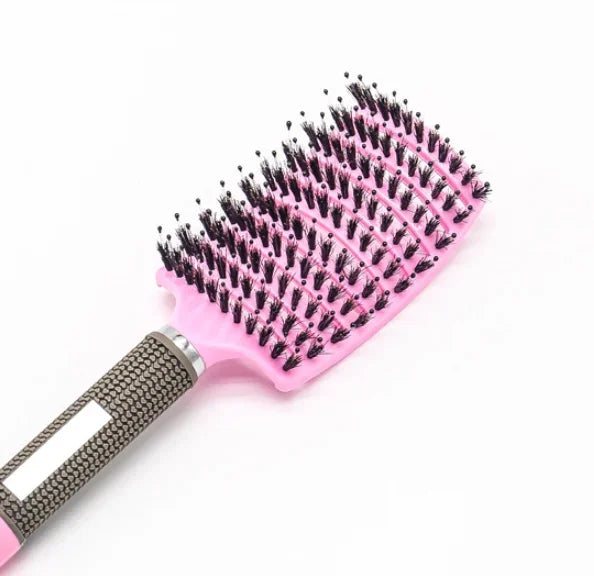 Professional Detangling Brush | Curved Bristle Design For All Hair Types