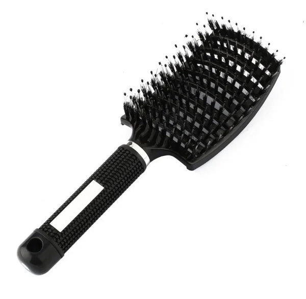 Professional Detangling Brush | Curved Bristle Design For All Hair Types