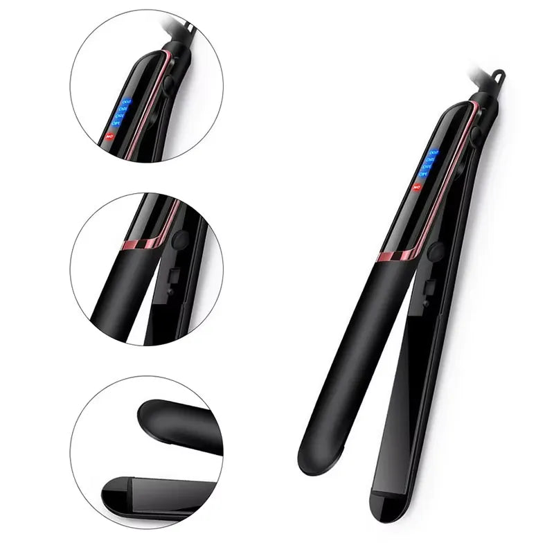 Professional Hair Straightener | LCD Display Ionic Flat Iron