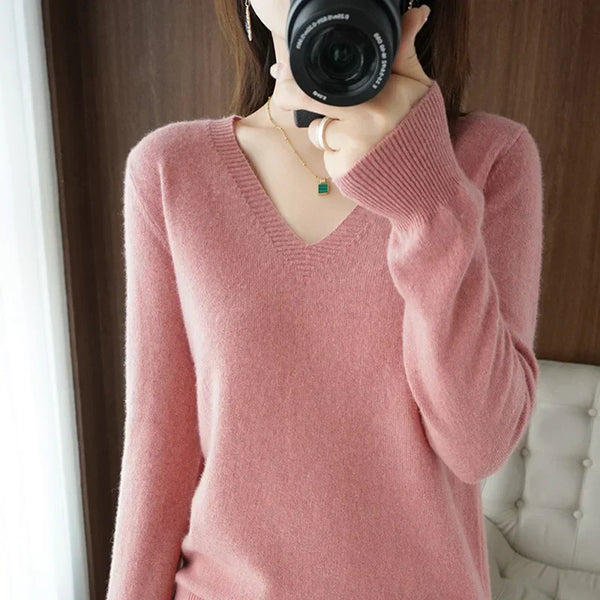 Drusilla Jumper | Cozy V-Neck Jumper