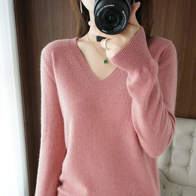 Drusilla Jumper | Cozy V-Neck Jumper