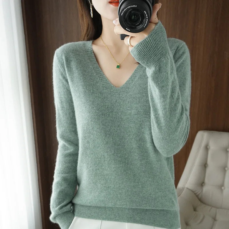 Drusilla Jumper | Cozy V-Neck Jumper