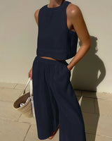 Xian Two Piece Set | Lightweight Linen Summer Co-ord for Women