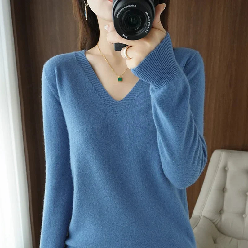 Drusilla Jumper | Cozy V-Neck Jumper