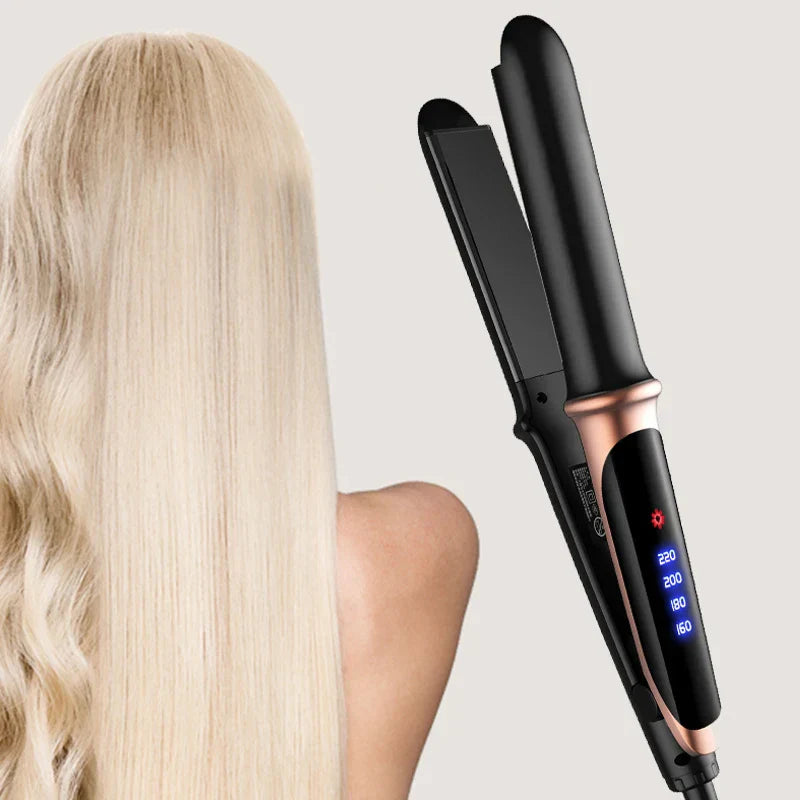 Professional Hair Straightener | 2-in-1 Ceramic Styling Iron