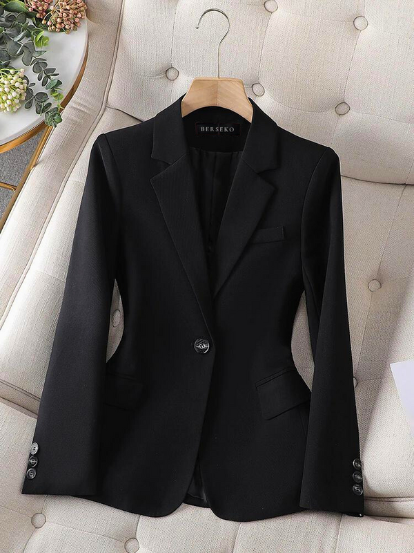 Mavie Blazer | Women's Tailored Single-Breasted Jacket for Office & Formal Wear