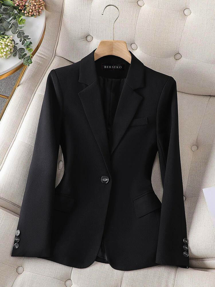 Mavie Blazer | Women's Tailored Single-Breasted Jacket for Office & Formal Wear