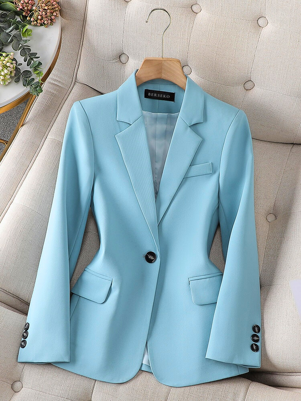 Mavie Blazer | Women's Tailored Single-Breasted Jacket for Office & Formal Wear