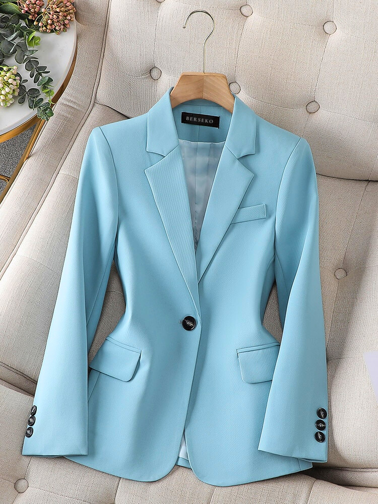 Mavie Blazer | Women's Tailored Single-Breasted Jacket for Office & Formal Wear