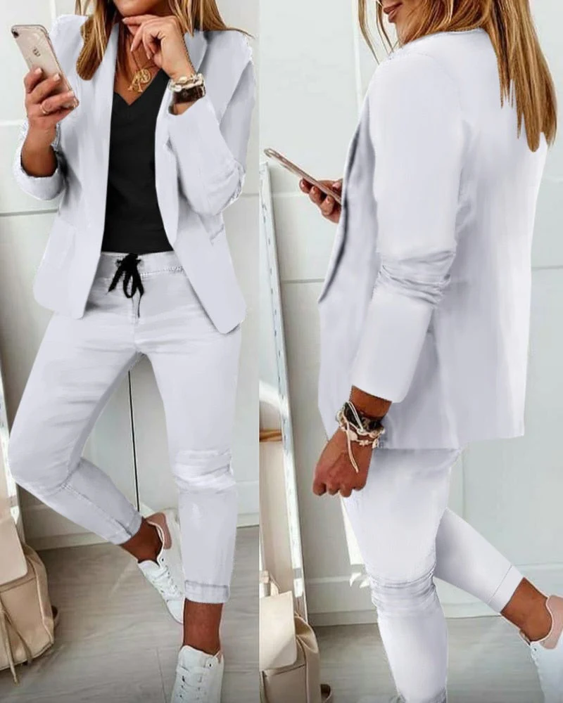 Eleanora Set | Casual Blazer and Trousers Set