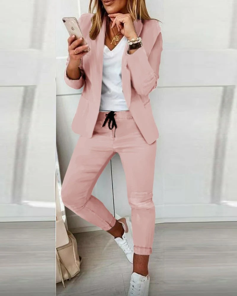 Eleanora Set | Casual Blazer and Trousers Set