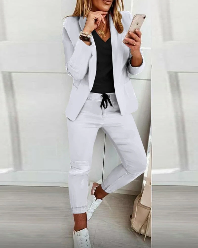 Eleanora Set | Casual Blazer and Trousers Set