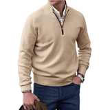 Faelan Men's Jumper | Cashmere Quarter Zip Jumper